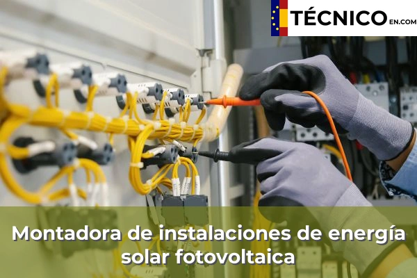 Instaladora-mantenedora de equipos e instalaciones telefónicas 62 Montadora de instalaciones de energía solar fotovoltaica