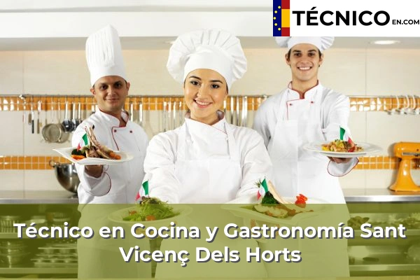 Técnico en Cocina y Gastronomía en Sant Vicenç Dels Horts