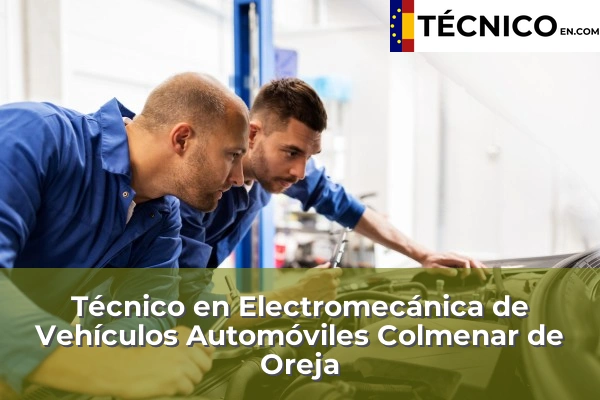 Técnico Medio en Electromecánica de Vehículos Automóviles en Colmenar de Oreja