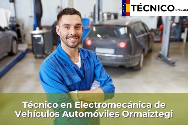 Técnico Medio en Electromecánica de Vehículos Automóviles en Ormaiztegi
