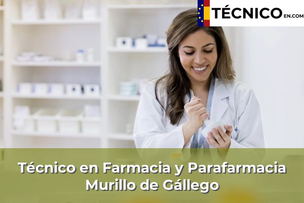 Técnico Medio en Farmacia y Parafarmacia en Murillo de Gállego