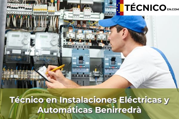 Técnico Medio en Instalaciones Eléctricas y Automáticas en Montserrat 49 Técnico Medio en Instalaciones Eléctricas y Automáticas en Benirredrà